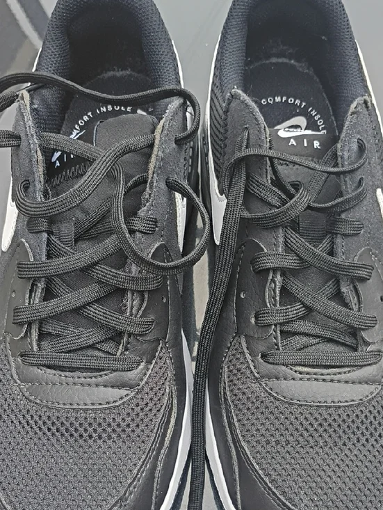 Air-Max Nike New Without Tags  Women Black with White Swoosh - Picture 2 of 3